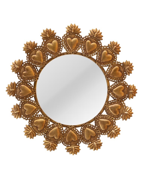 MIROIR ROND EX-VOTO